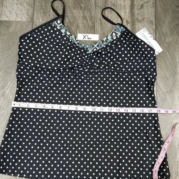 Sociala Polka Dot Tankini Swimsuit Size XL - Picture 5 of 12